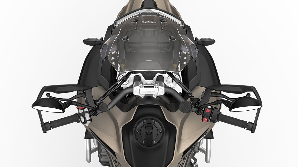 Tiger 1200 Rally Pro Matt Sandstorm Top